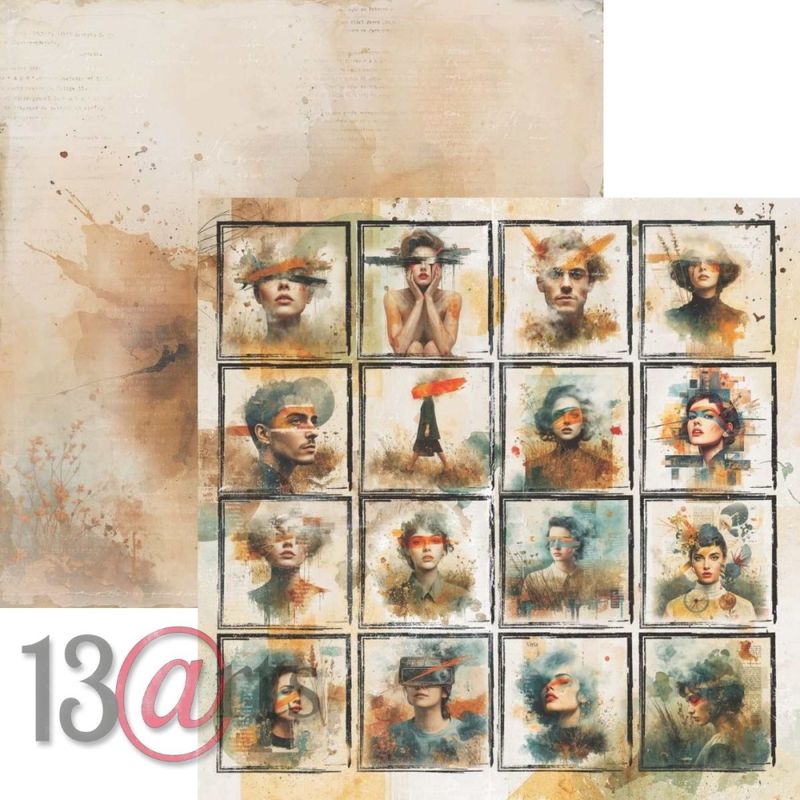 13@rt Retroteca Paper Pad 8x8