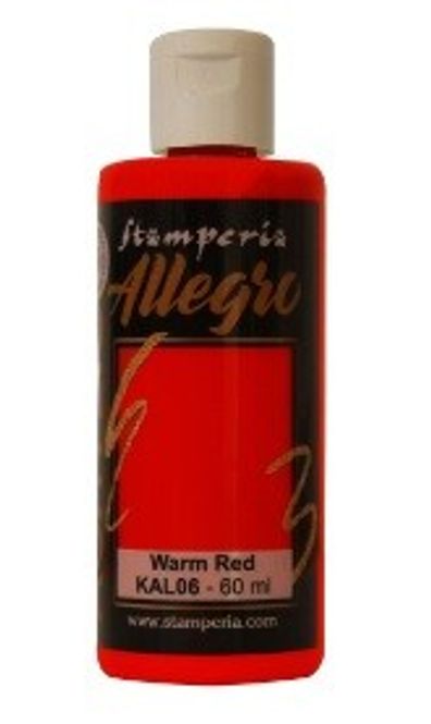 Hovedbilde Stamperia – Allegro Warm Red 60 ml