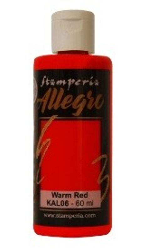 Stamperia – Allegro Warm Red 60 ml