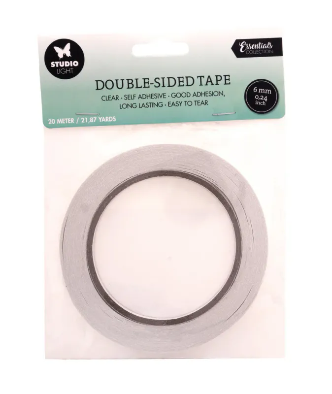 Studio Light – Dobbeltsidig Tape 6 mm (20 m)