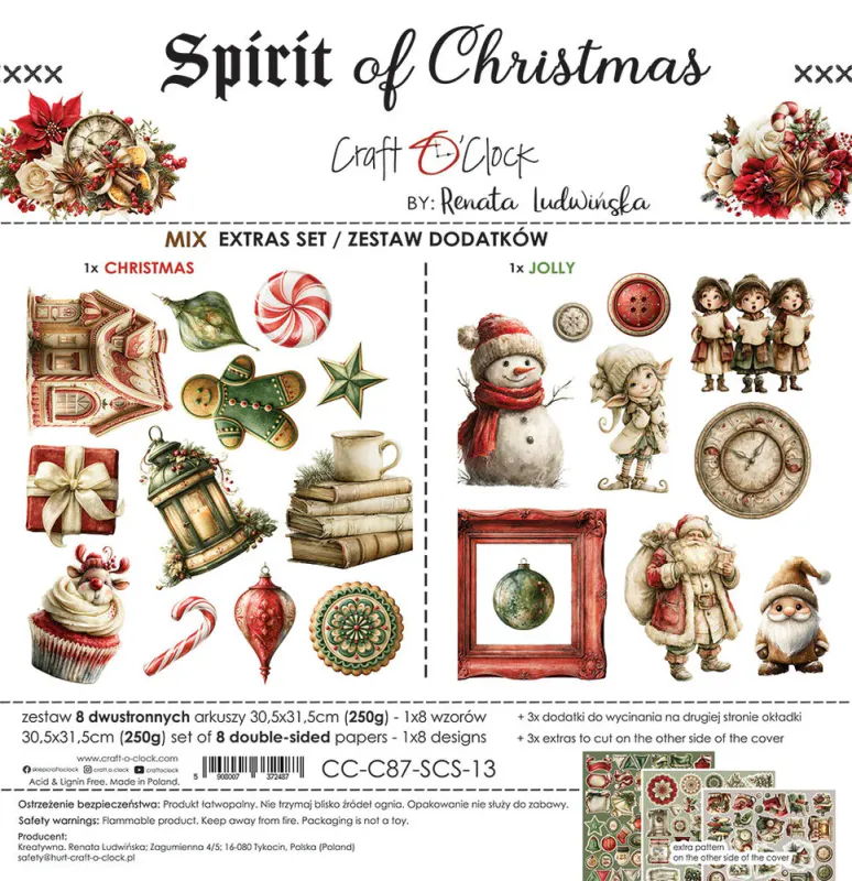 Craft O’Clock Spirit of Christmas Extras Set Mix