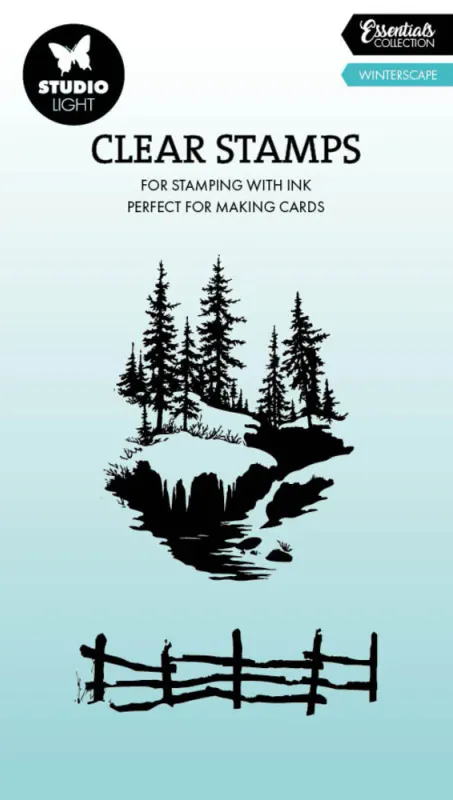 WINTERSCAPE ESSENTIALS CLEAR STAMPS – STUDIO LIGHT