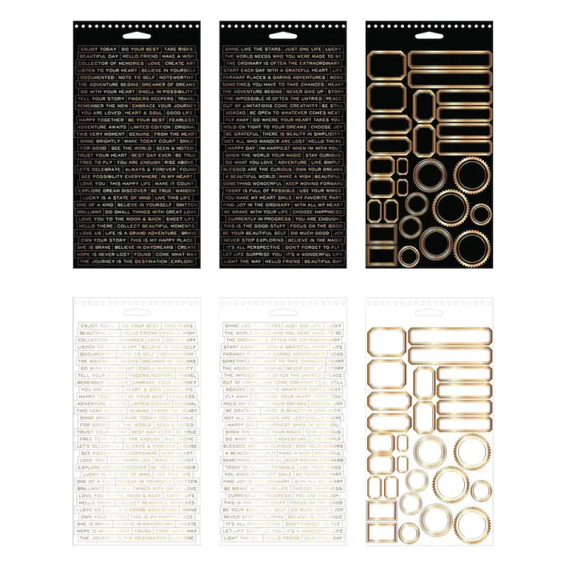 Tim Holtz Metallic Sticker Book
