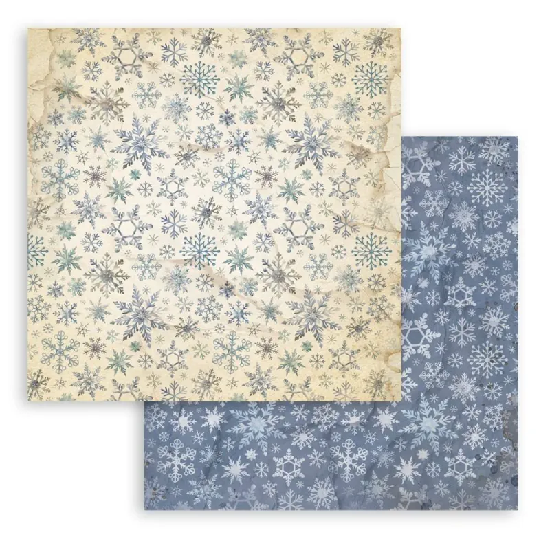 Stamperia Silent Night Backgrounds Selection Paper Pad 8 × 8