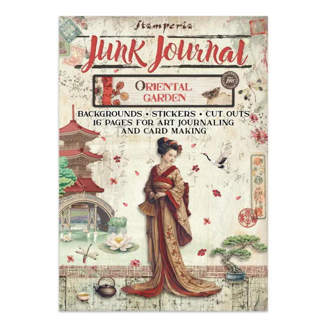 Hovedbilde Stamperia – Oriental Garden Junk Journal ...