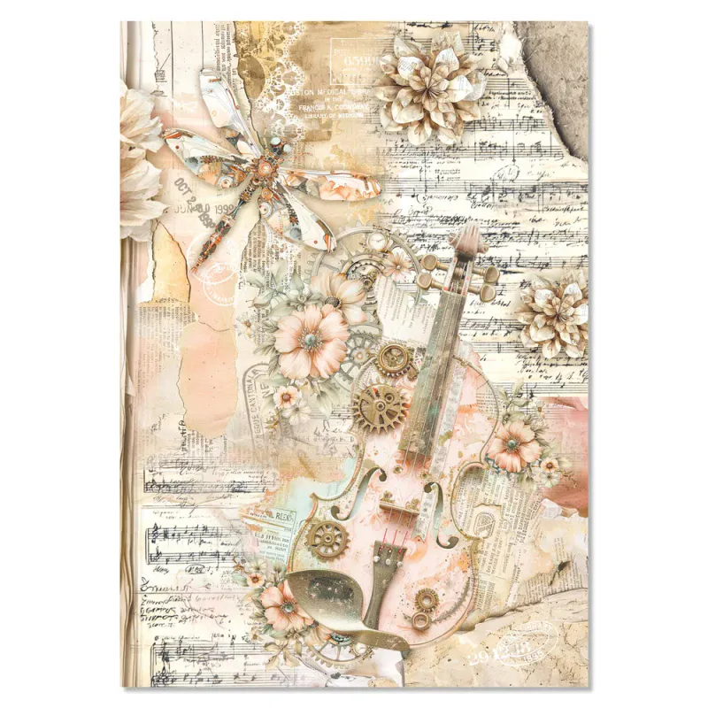 Ciao Bella – Lost in Time A4 Mixed Media Rice Paper