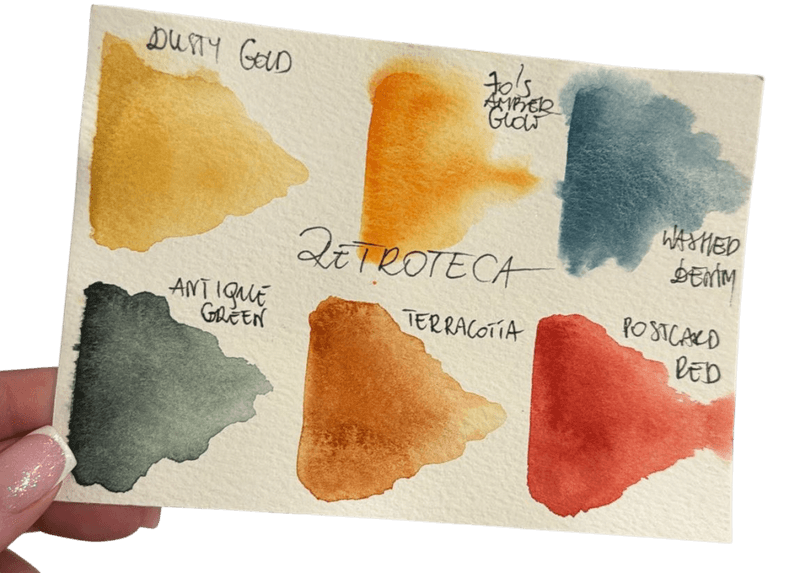 13@rt Retroteca Mini Watercolor Set