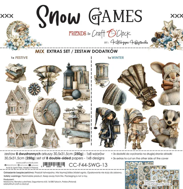 Hovedbilde Craft O’Clock Snow Games Extras Set Mix ...