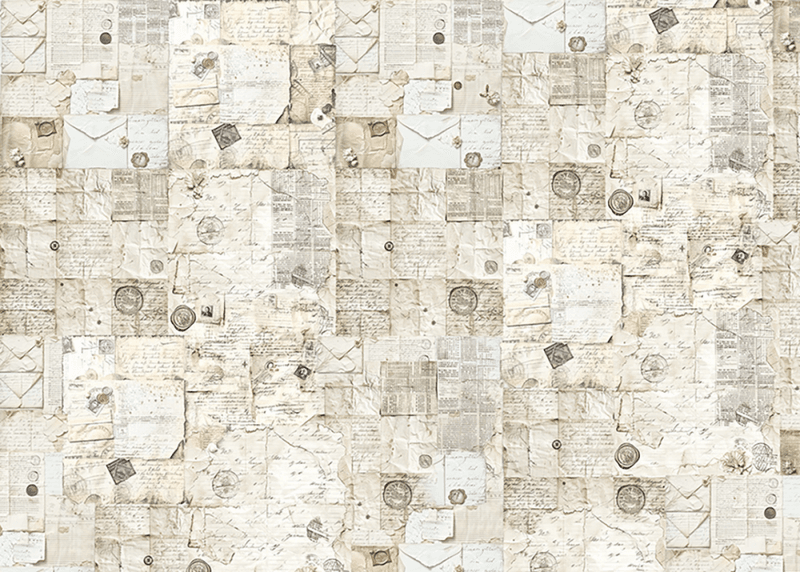 CB Tissue Paper – Antique Handwritten Letter (69 × 49 cm)